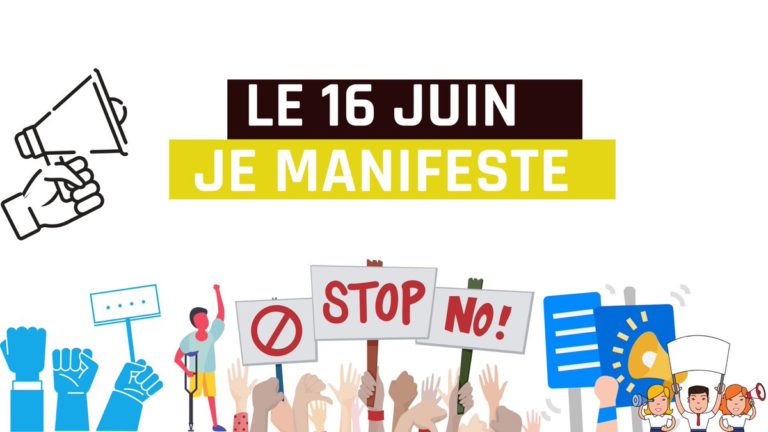 Le Mardi 16 Juin, Ensemble, rendons-nous visibles en affichant notre soutien avec des tissus blancs à nos fenêtres, voitures, cols, etc….