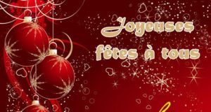 Joyeuses fêtes de fin d’année à vous et vos proches