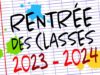 RENTRÉE SCOLAIRE 2023