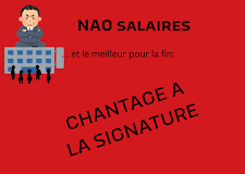 NAO Chantage habituel , Lettre Ouverte !!