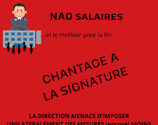 NAO Chantage habituel , Lettre Ouverte !!